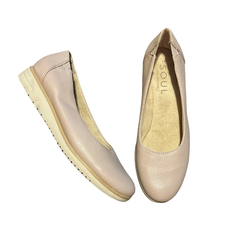 Naturalizer Soul Idea Taupe Ballet Flats